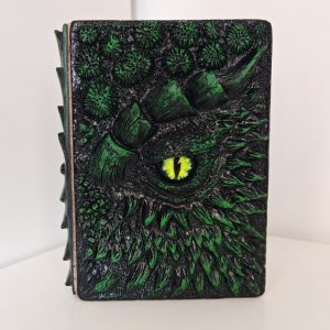 Smoczy notes zielony